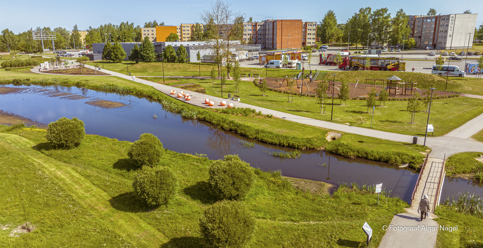 Võru Koreli Park: Linnakeskkonna pärl roheluse ja mitmekülgsete võimalustega FOTO: Aigar Nagel