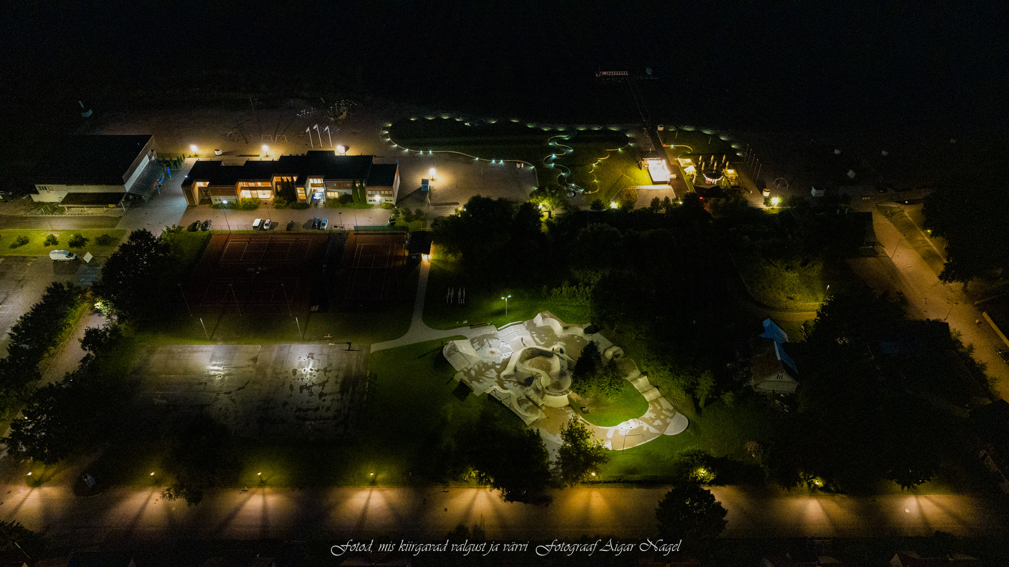 Droonifoto Võru skatepark 24.07.2022